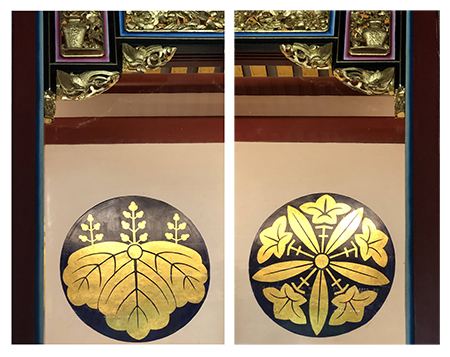 左：日本總持寺寺徽 / 右：日本永平寺寺徽